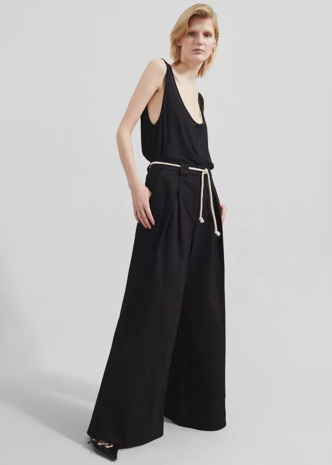 The Frankie Shop Bottoms Women The Garment Cassano Wide Pants 8211 Black