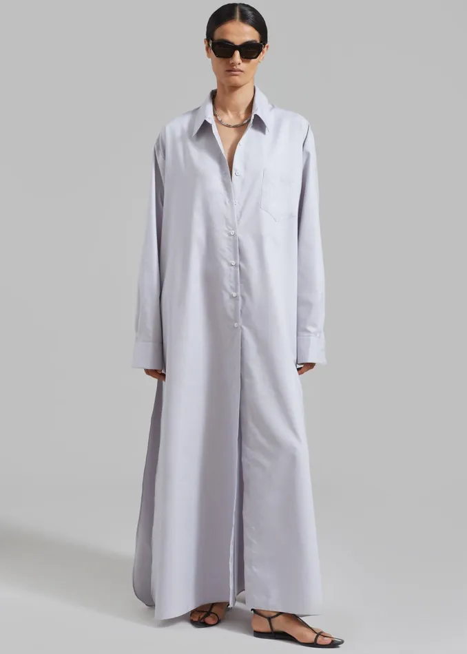 The Frankie Shop Dresses Women Avery Shirt Dress 8211 Grey
