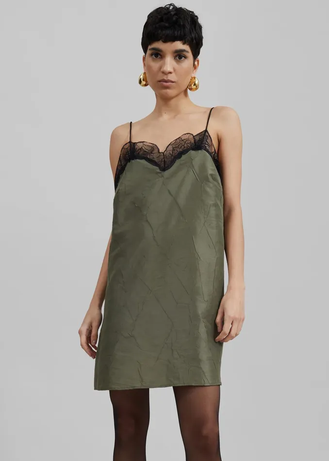 The Frankie Shop Dresses Women Julia Slip Dress 8211 Khaki
