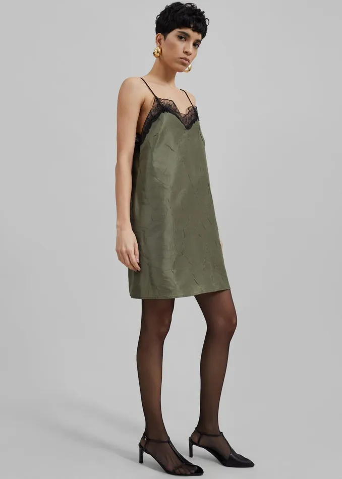 The Frankie Shop Dresses Women Julia Slip Dress 8211 Khaki