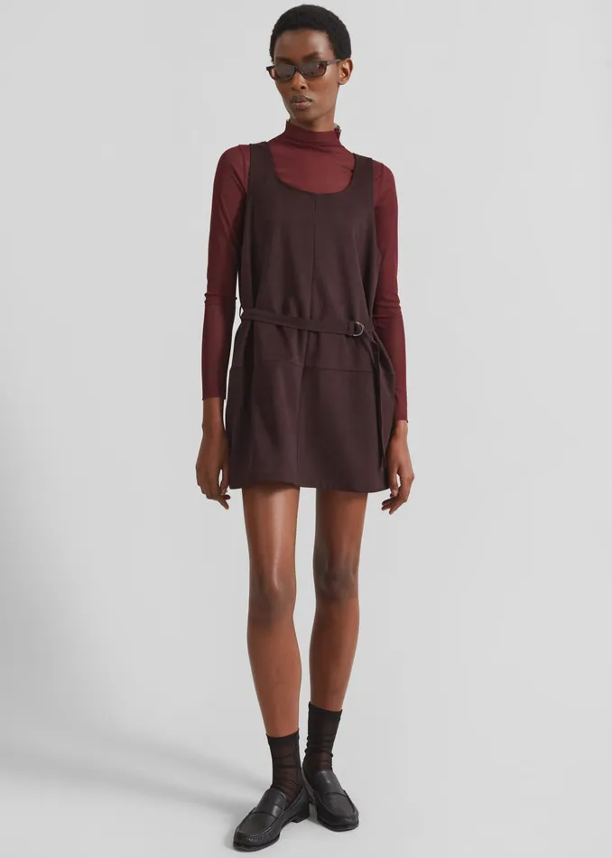 The Frankie Shop Dresses Women Kildare Faux Suede Dress 8211 Plum