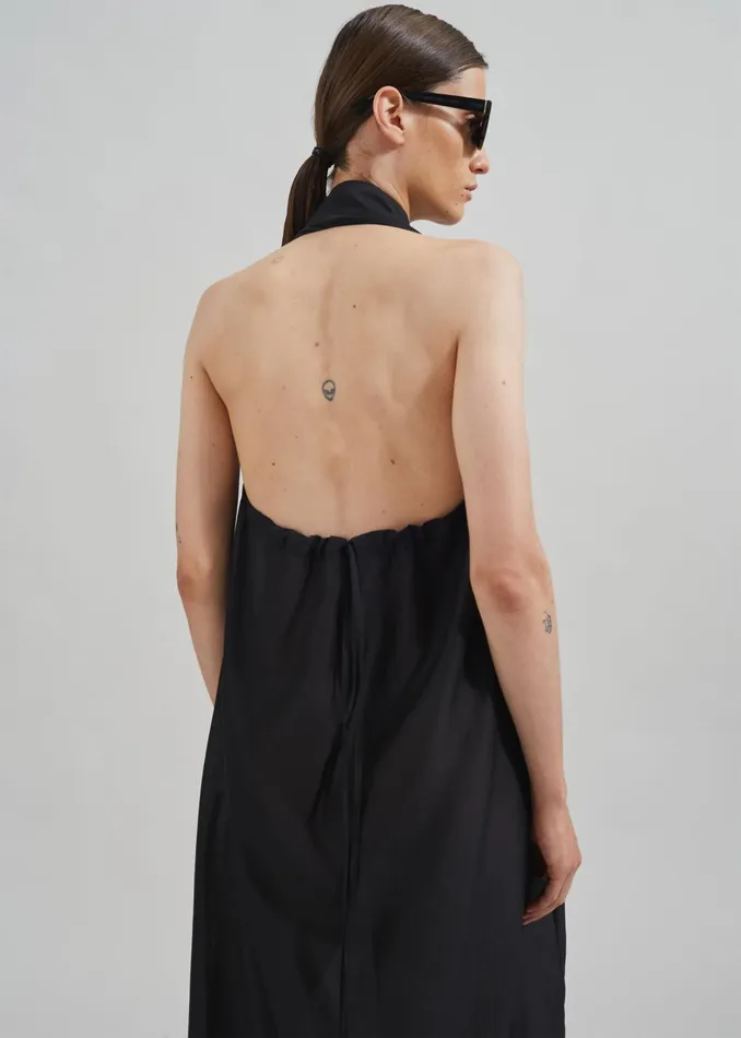 The Frankie Shop Dresses Women Temi Sheer Halter Dress 8211 Black