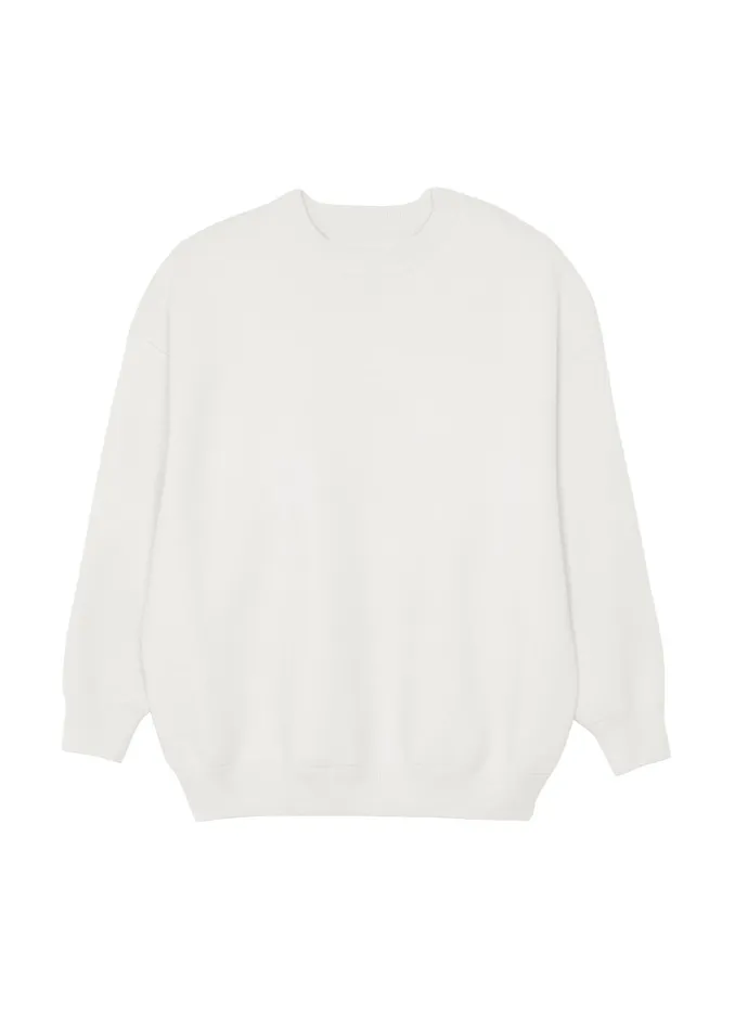 The Frankie Shop Knitwear Men Arne Sweater 8211 Grey Melange