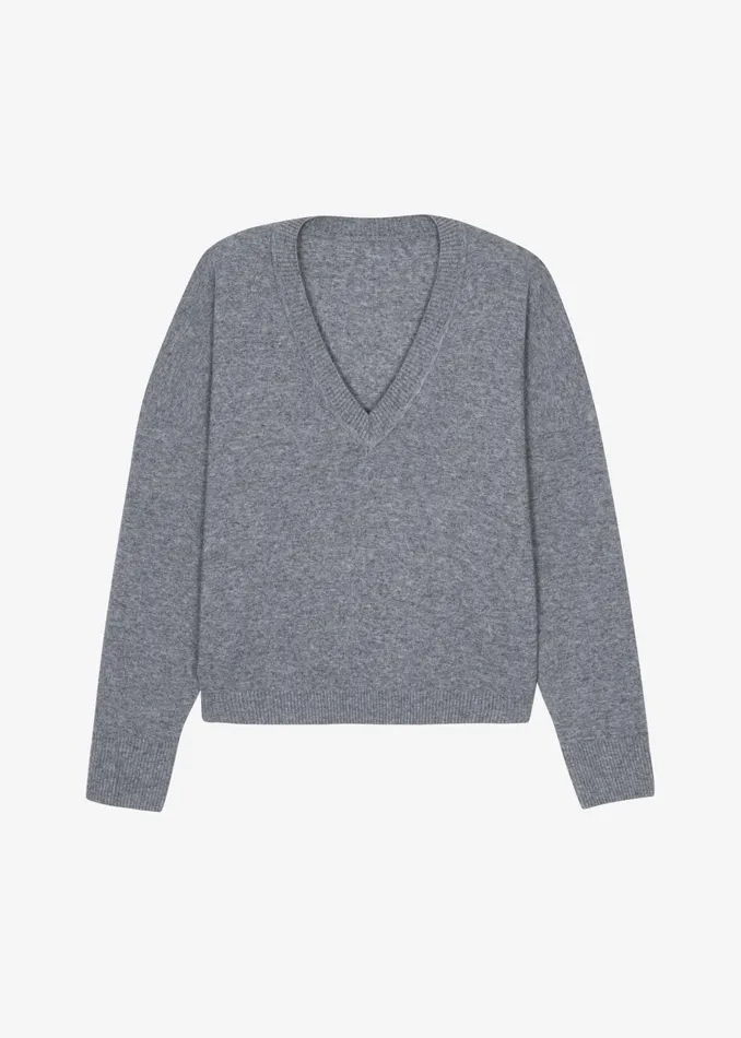 The Frankie Shop Knitwear Women Isha Sweater 8211 Grey