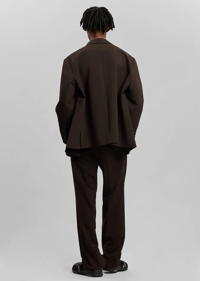 The Frankie Shop Outerwear Men Beo Blazer 8211 Dark Espresso