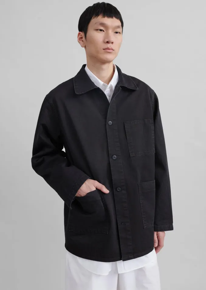 The Frankie Shop Outerwear Men Julien Utility Jacket 8211 Black