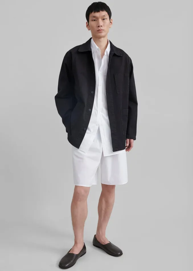 The Frankie Shop Outerwear Men Julien Utility Jacket 8211 Black