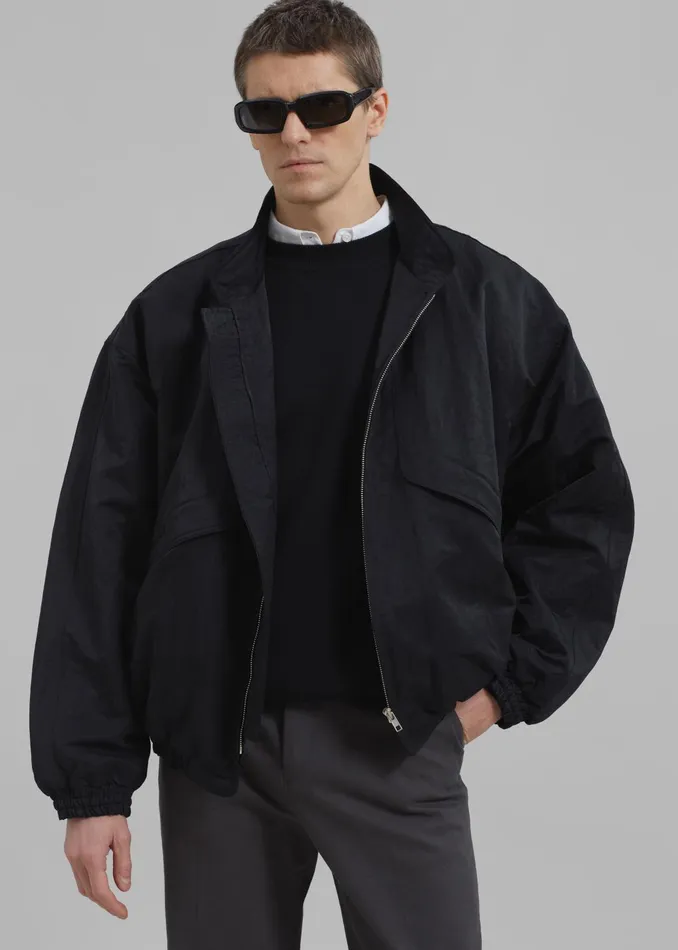 The Frankie Shop Outerwear Men Seth Oversized Jacket 8211 Black