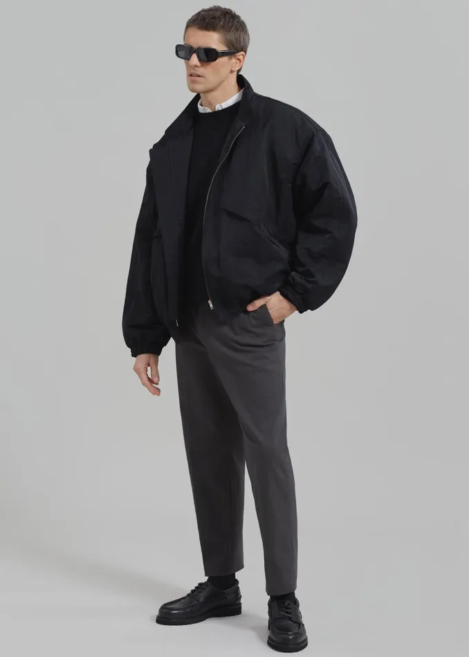 The Frankie Shop Outerwear Men Seth Oversized Jacket 8211 Black
