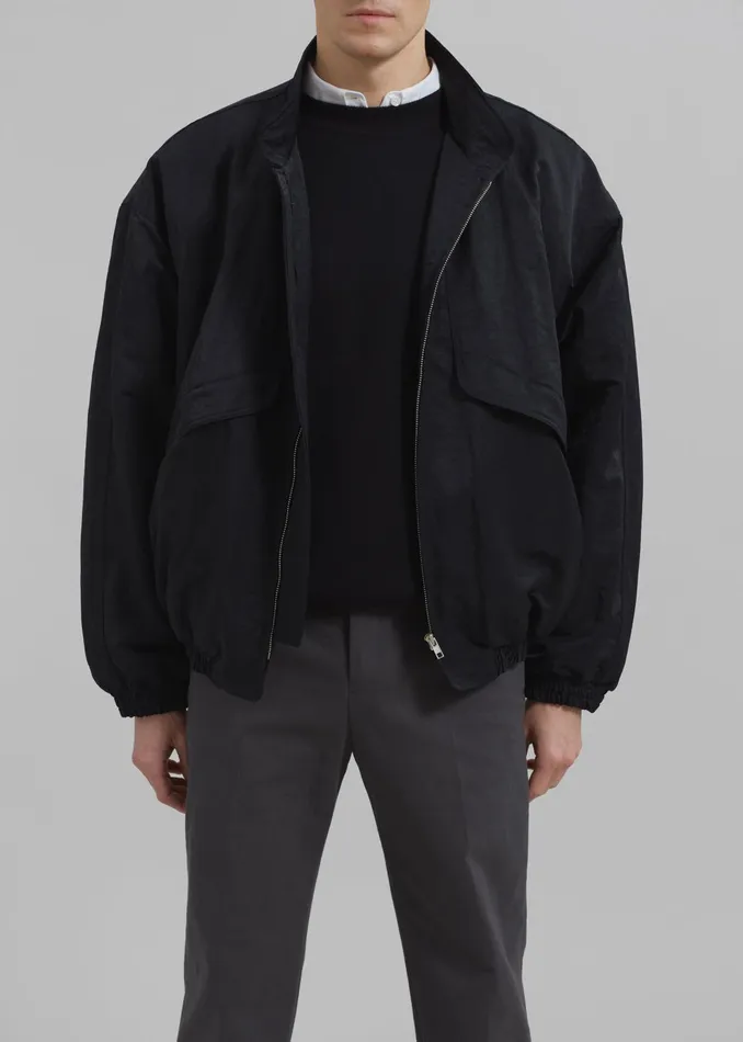 The Frankie Shop Outerwear Men Seth Oversized Jacket 8211 Black