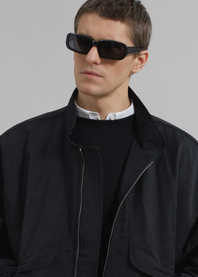 The Frankie Shop Outerwear Men Seth Oversized Jacket 8211 Black