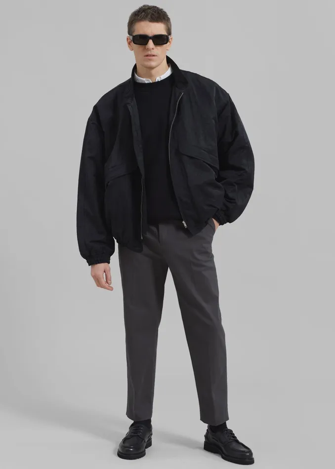 The Frankie Shop Outerwear Men Seth Oversized Jacket 8211 Black