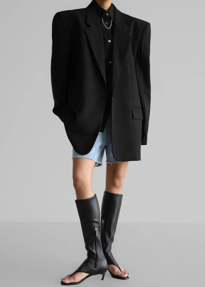 The Frankie Shop Outerwear Women Andy Blazer 8211 Black