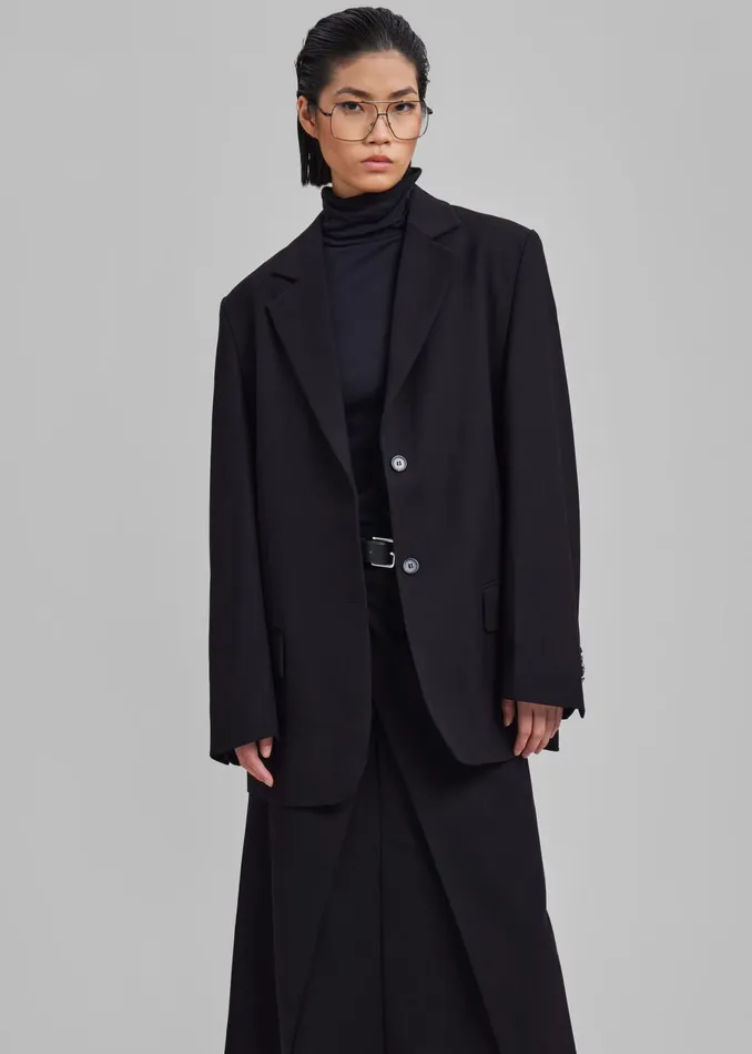 The Frankie Shop Outerwear Women Andy Blazer 8211 Black