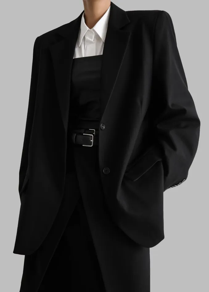 The Frankie Shop Outerwear Women Andy Blazer 8211 Black