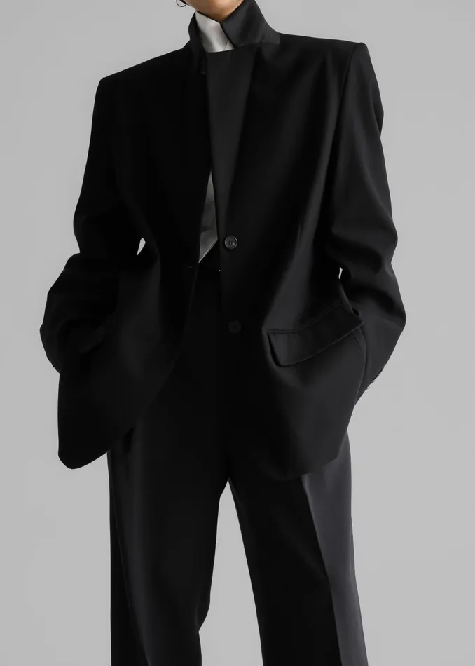 The Frankie Shop Outerwear Women Andy Blazer 8211 Black
