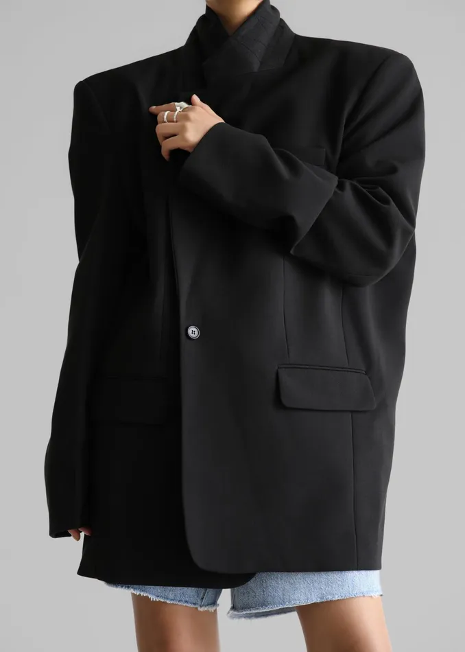 The Frankie Shop Outerwear Women Andy Blazer 8211 Black
