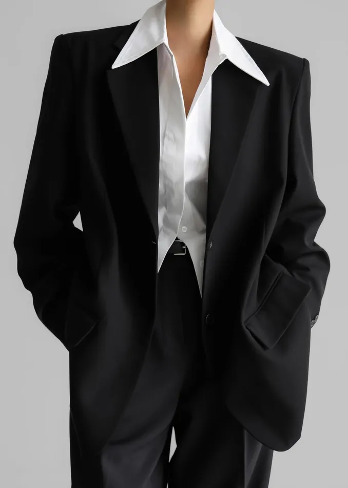 The Frankie Shop Outerwear Women Andy Blazer 8211 Black