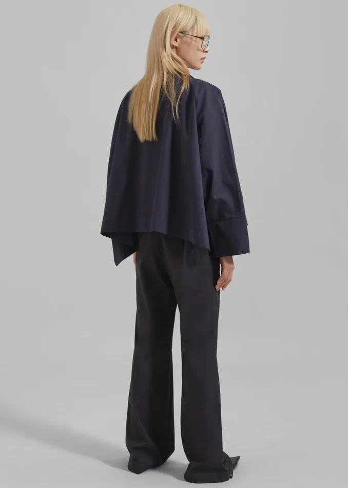 The Frankie Shop Outerwear Women Covey Light Jacket 8211 Navy