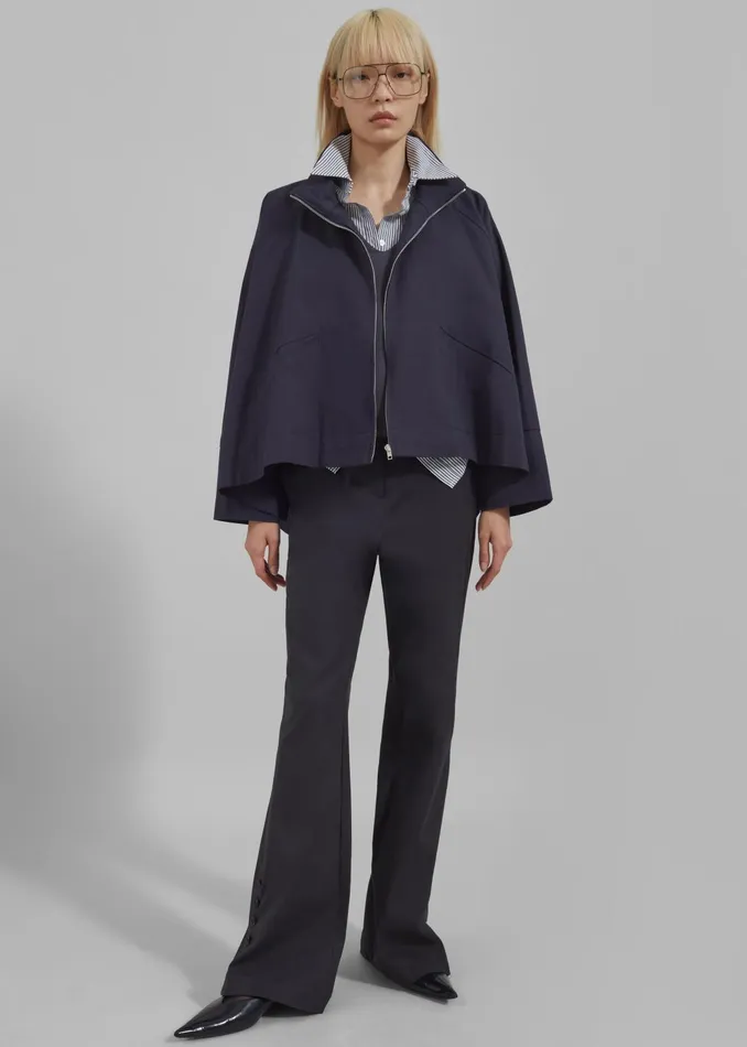 The Frankie Shop Outerwear Women Covey Light Jacket 8211 Navy