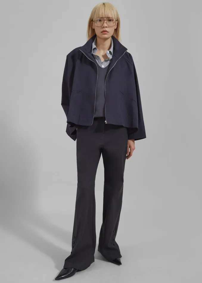 The Frankie Shop Outerwear Women Covey Light Jacket 8211 Navy