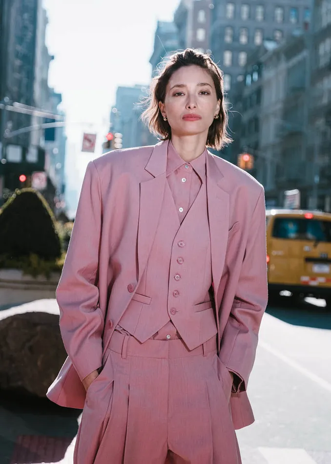 The Frankie Shop Outerwear Women Gelso Waistcoat 8211 Rose