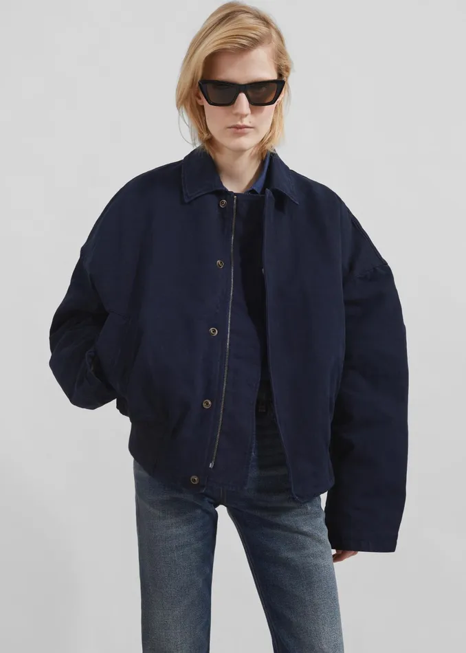 The Frankie Shop Outerwear Women Jw Anderson Blouson 8211 Navy