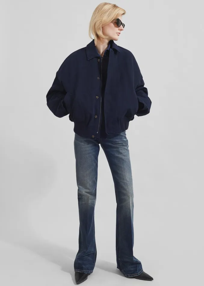 The Frankie Shop Outerwear Women Jw Anderson Blouson 8211 Navy