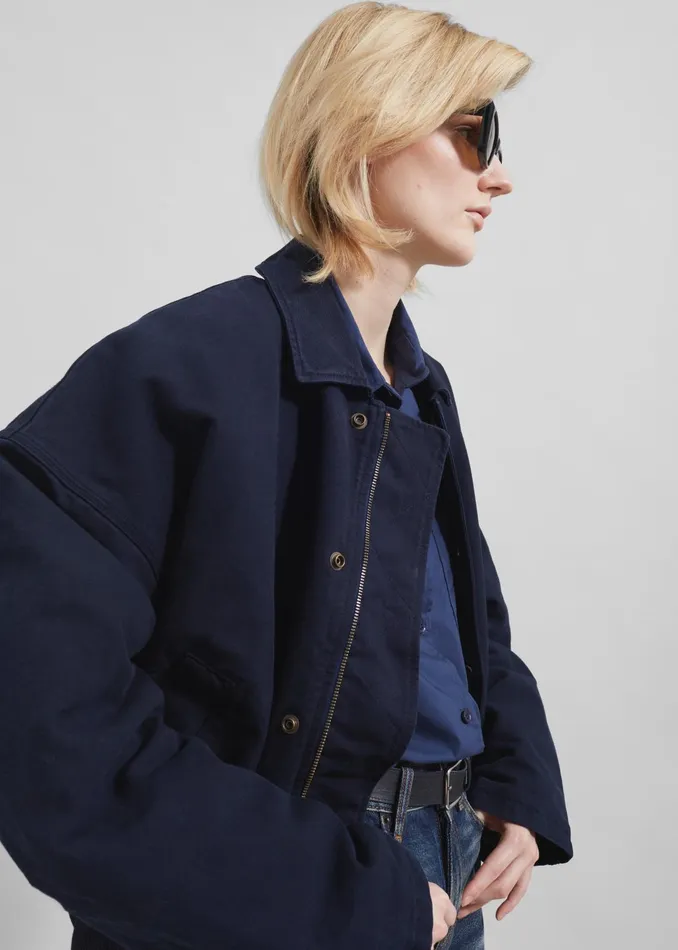 The Frankie Shop Outerwear Women Jw Anderson Blouson 8211 Navy