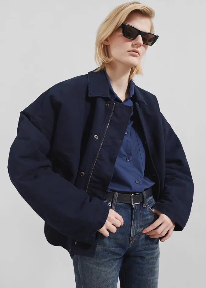 The Frankie Shop Outerwear Women Jw Anderson Blouson 8211 Navy
