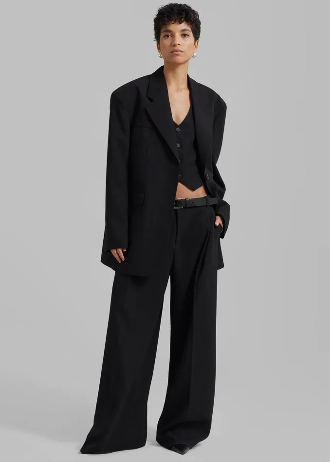 The Frankie Shop Outerwear Women Lillian Vest 8211 Black