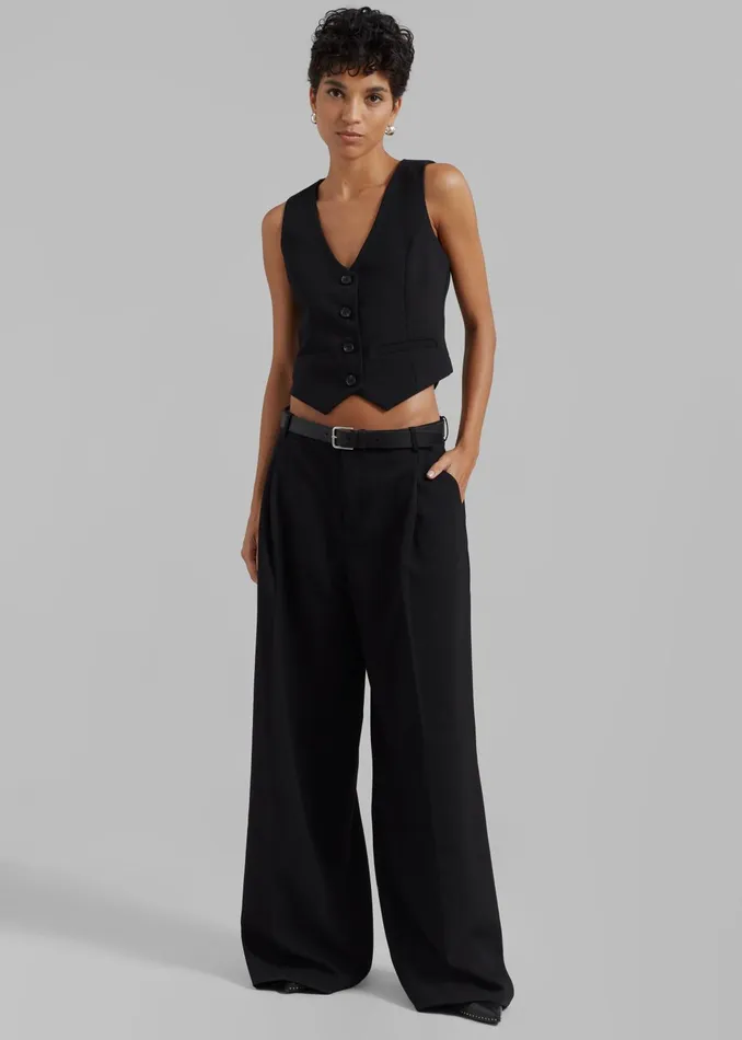 The Frankie Shop Outerwear Women Lillian Vest 8211 Black
