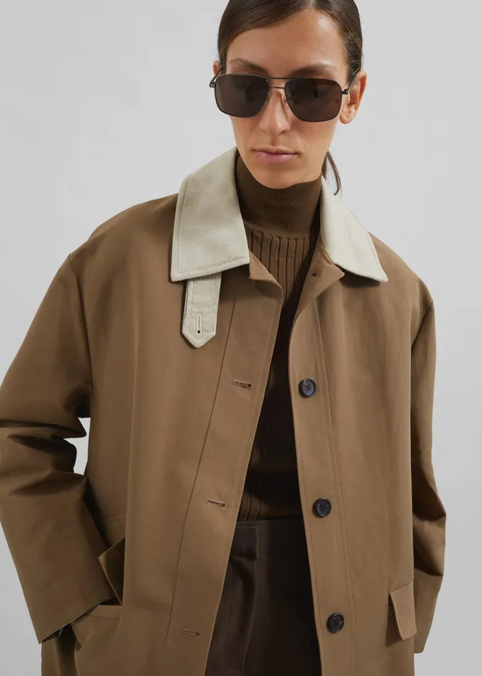 The Frankie Shop Outerwear Women Ryker Boxy Jacket 8211 Brown