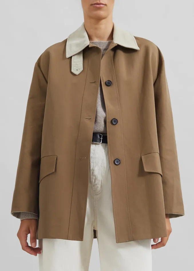 The Frankie Shop Outerwear Women Ryker Boxy Jacket 8211 Brown