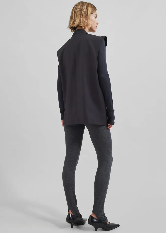 The Frankie Shop Outerwear Women Tallin Vest 8211 Charcoal