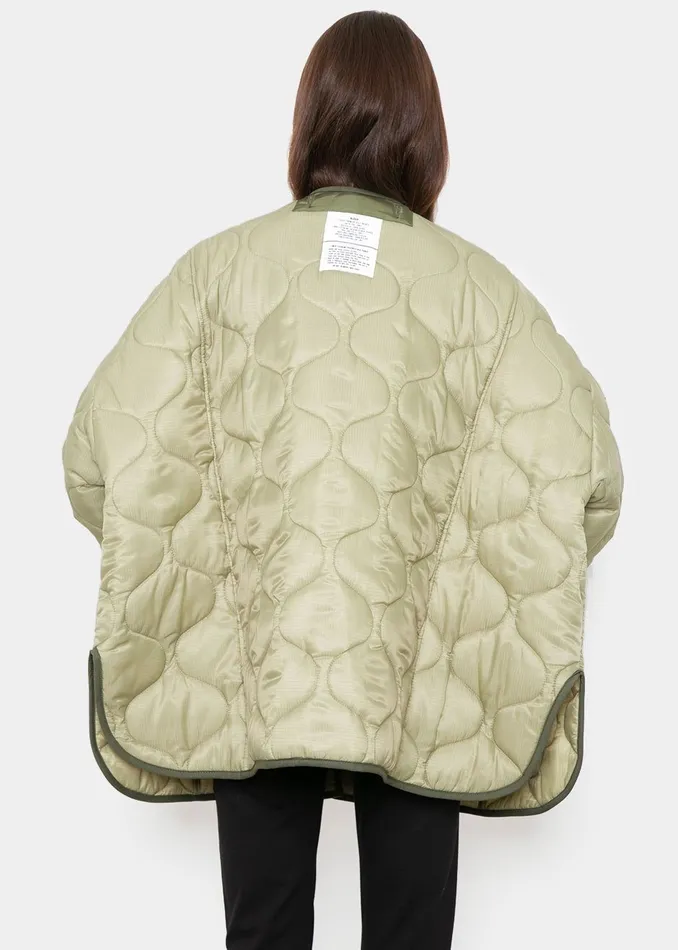 The Frankie Shop Outerwear Women Teddy Quilted Jacket 8211 Moss Green