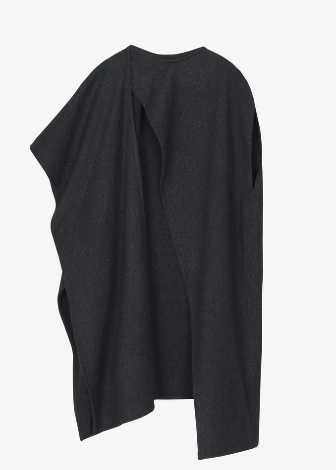 The Frankie Shop Outerwear Women Whisella Cape 8211 Charcoal