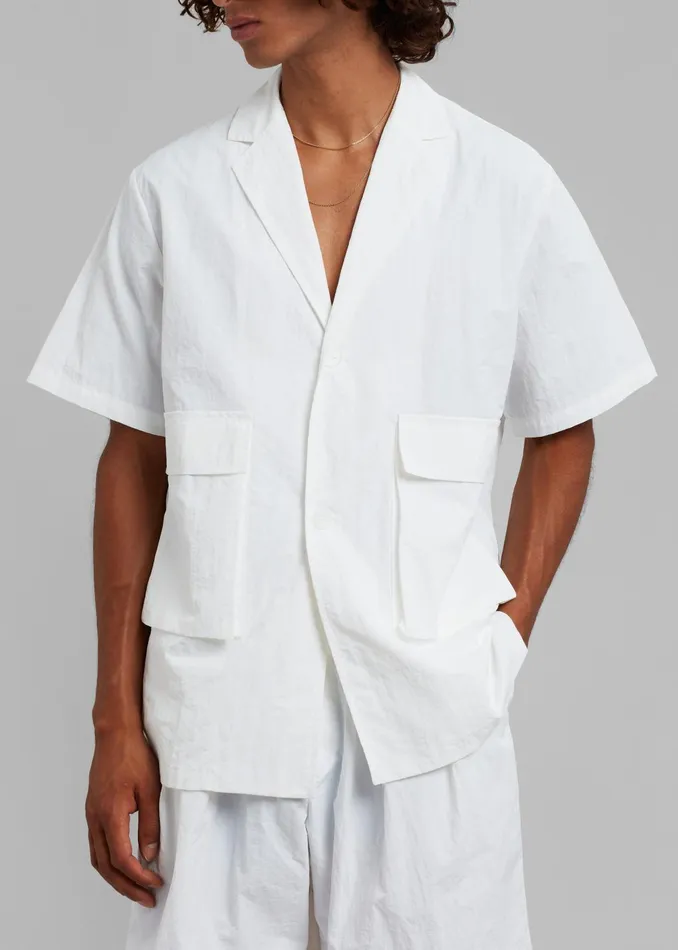 The Frankie Shop Tops Men Axel Shirt 8211 White