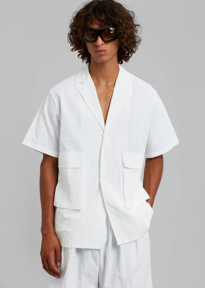 The Frankie Shop Tops Men Axel Shirt 8211 White