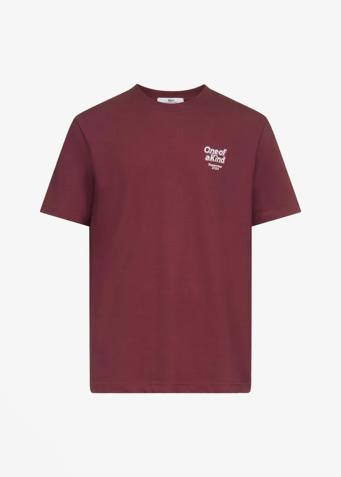 The Frankie Shop Tops Men Ronan TShirt X Barbie 8211 Burgundy