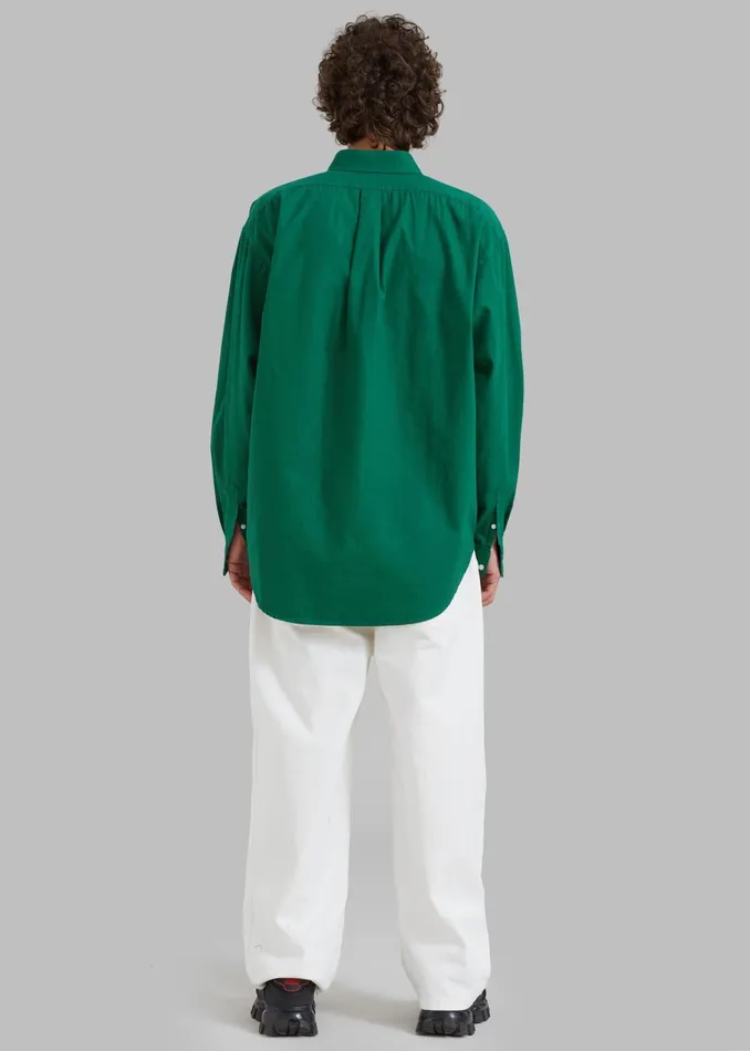 The Frankie Shop Tops Men Sinclair Shirt 8211 Green