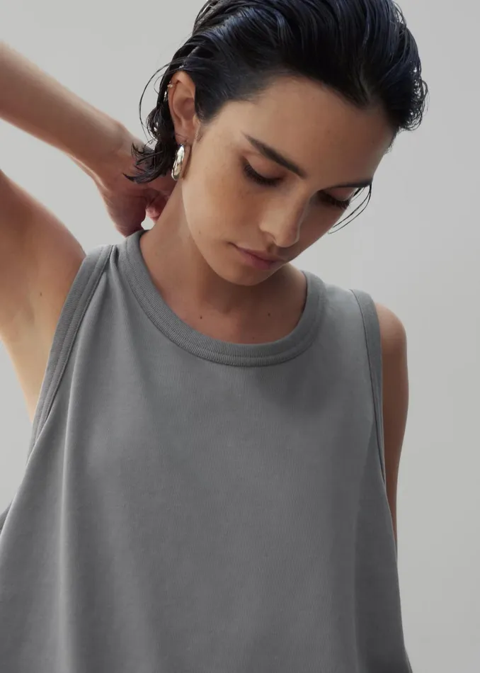 The Frankie Shop Tops Women Briston Boxy Tank 8211 Grey