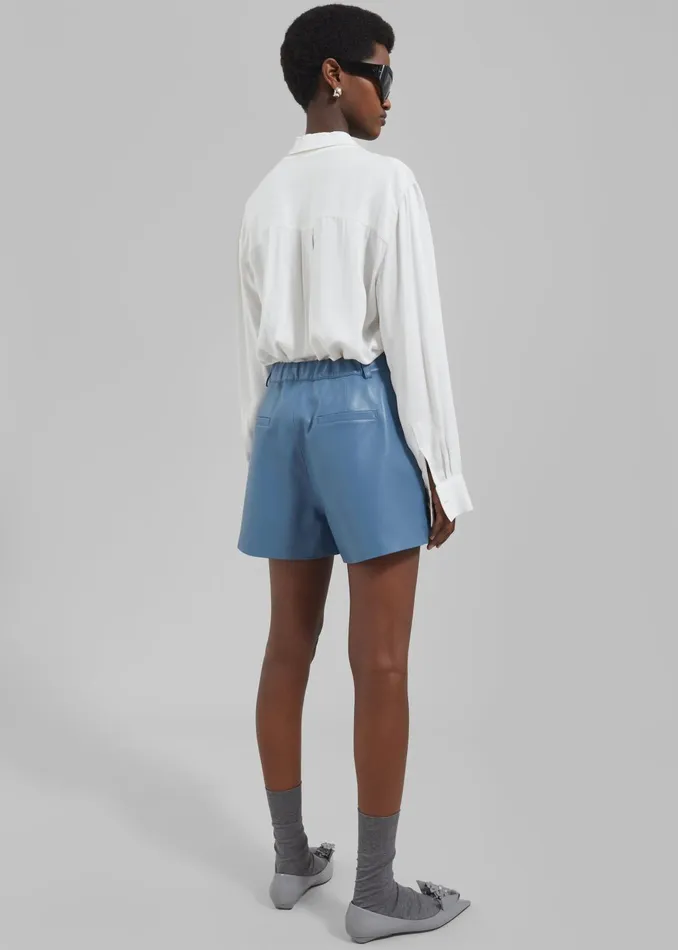 The Frankie Shop Tops Women Daylin Button Up Shirt 8211 Ivory