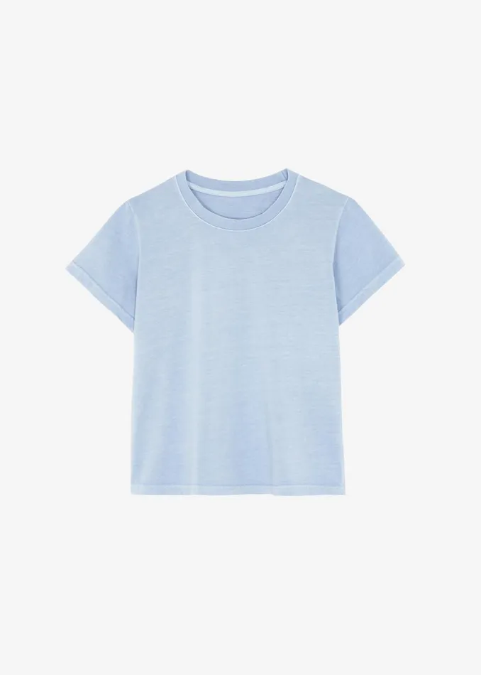 The Frankie Shop Tops Women Dollie Tee 8211 Dusty Blue
