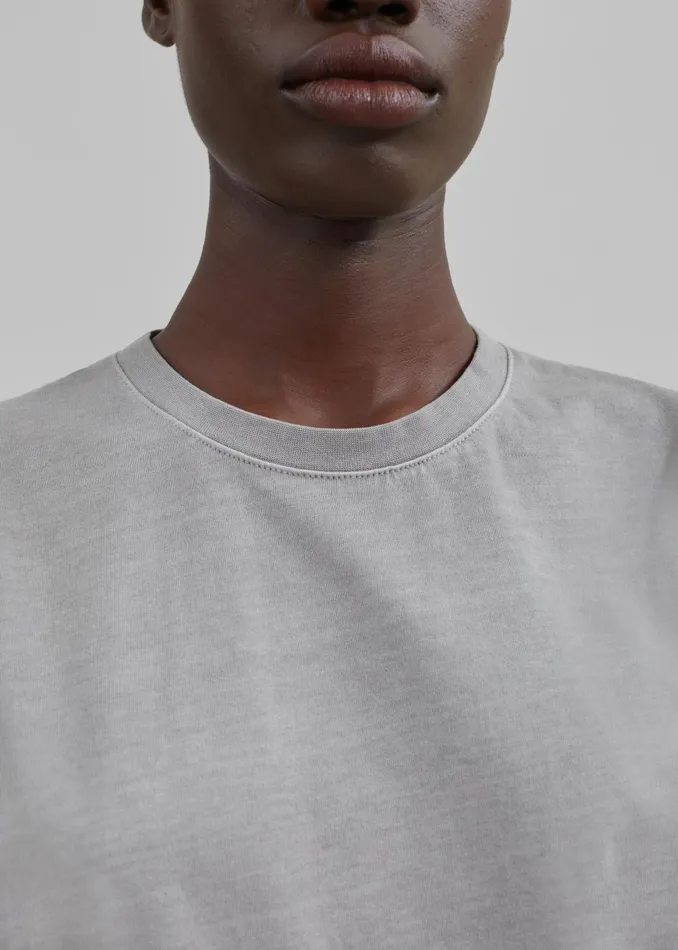 The Frankie Shop Tops Women Dollie Tee 8211 Grey