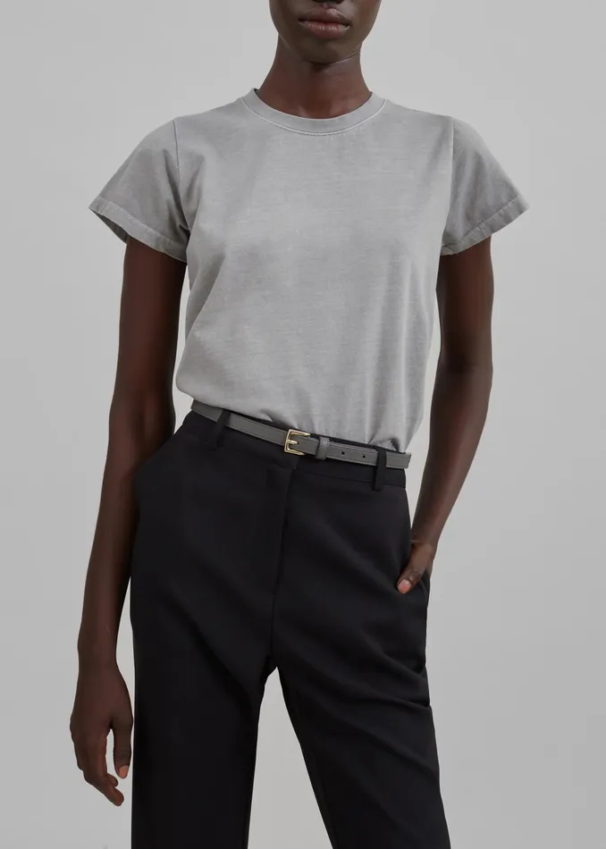 The Frankie Shop Tops Women Dollie Tee 8211 Grey