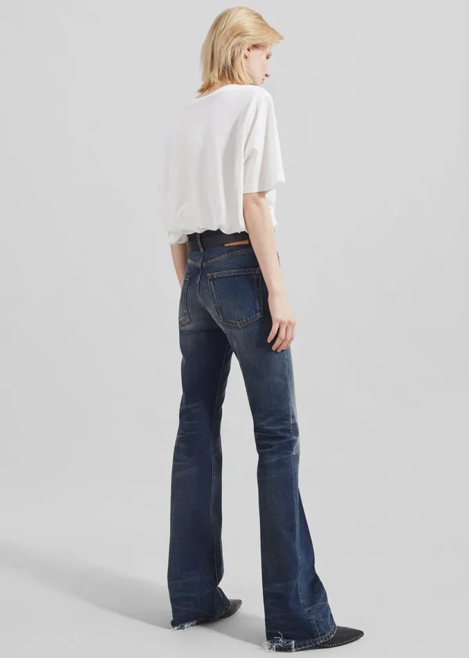 The Frankie Shop Tops Women Harper Soft Organic TShirt 8211 Off White