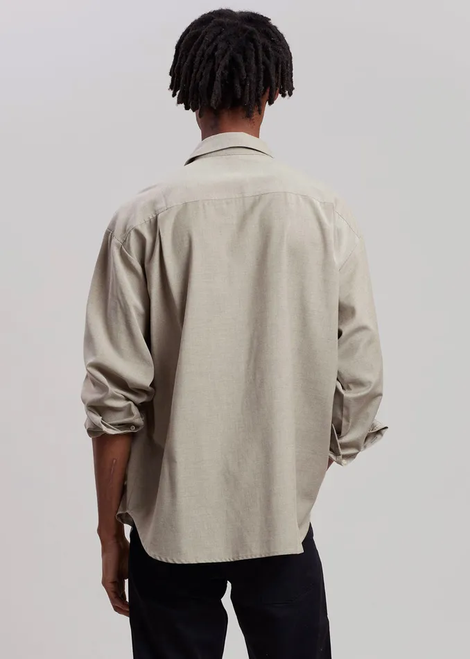 The Frankie Shop Tops WomenMen Gelso Shirt 8211 Light Taupe Melange