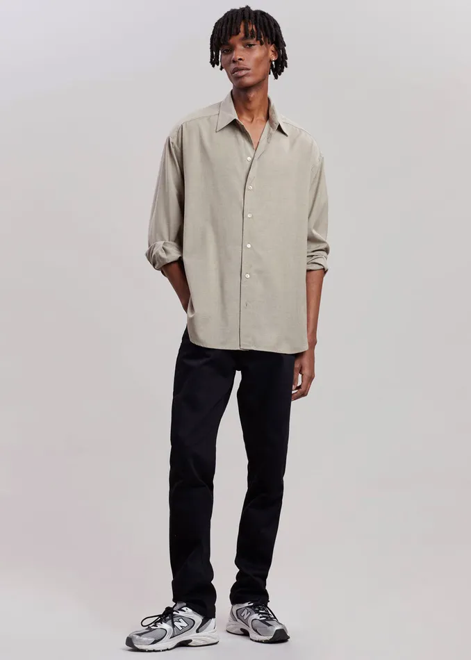 The Frankie Shop Tops WomenMen Gelso Shirt 8211 Light Taupe Melange