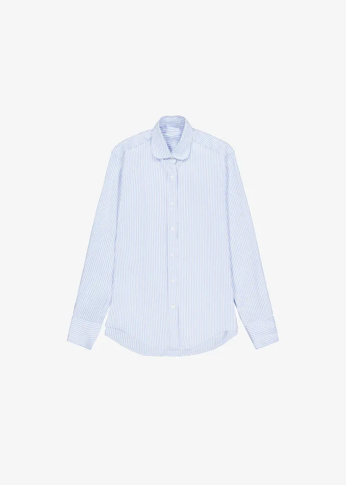 The Frankie Shop Tops Women Mina Shirt 8211 Blue Stripe